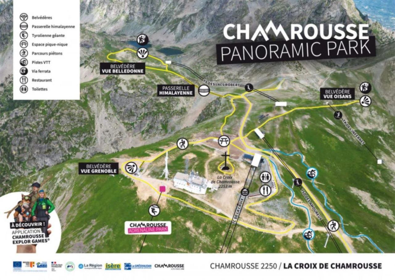 Le T2 Douillet D'Uriage - Residence Le Louvre - Cure Thermale Uriage- Proche Chamrousse - Jusqu'A 3 Personnes - Region Agreable En Toute Saison Vaulnaveys-le-Haut Ngoại thất bức ảnh
